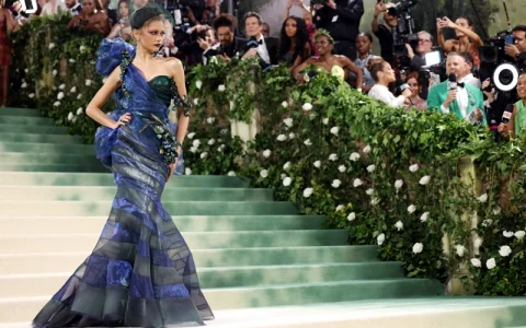 Grape-accented Zendaya leads garden-themed looks at Met Gala